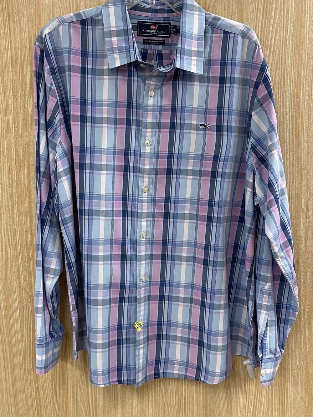 Vineyard Vines Blue Plaid Shirt size 2X